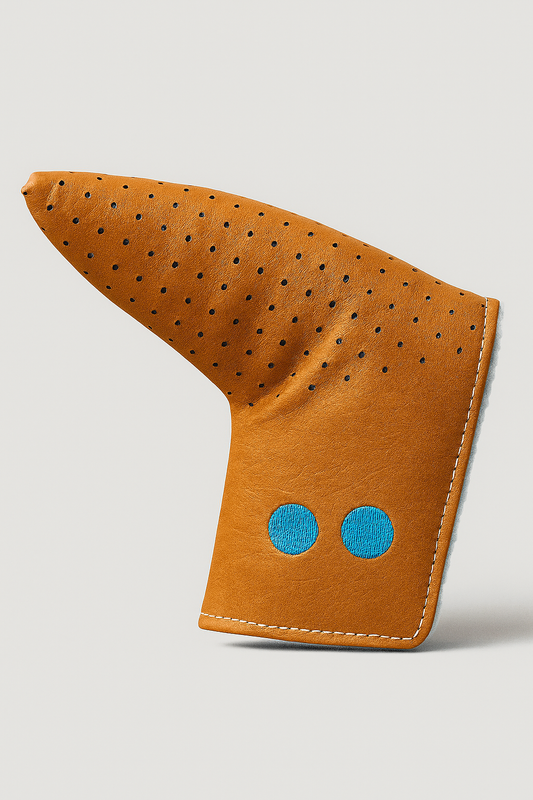 2 Dot Leather Putter Cover – Premium Design
